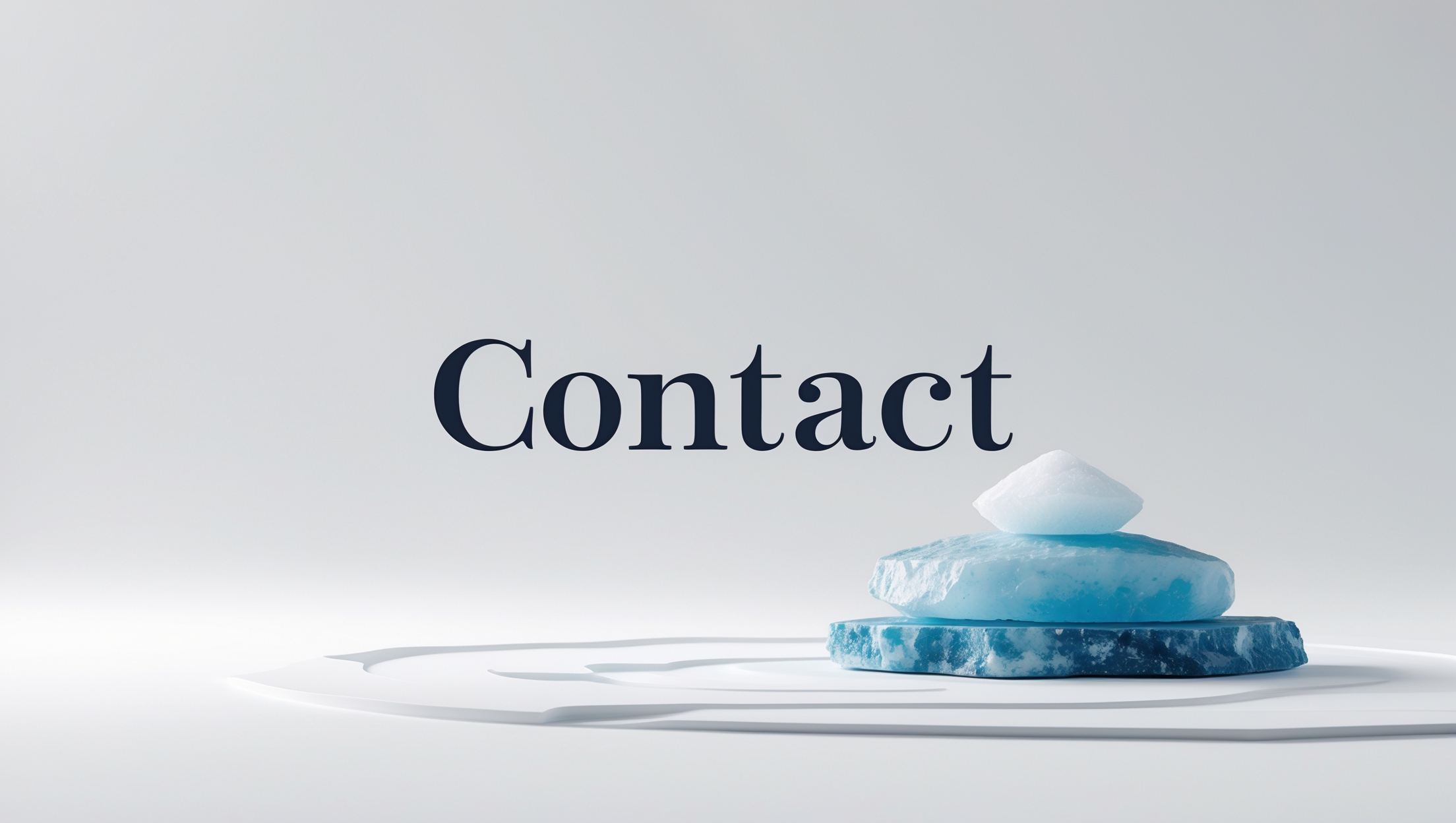 白い背景に塩の結晶がワンポイントで描かれ、中央に明朝体で「お問い合わせ」と書かれた、salt-salty.comのお問い合わせページ用アイキャッチ画像